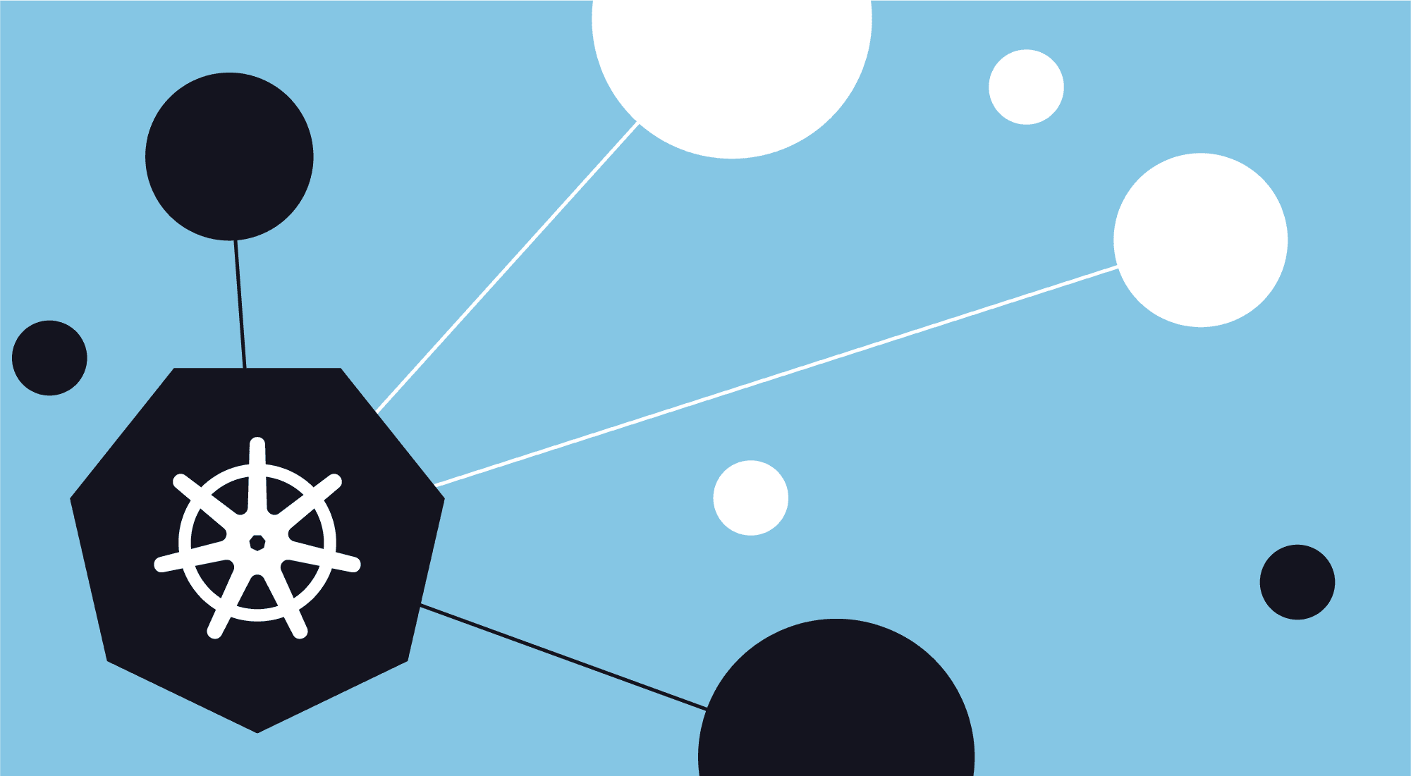 Kubernetes 2D illustration